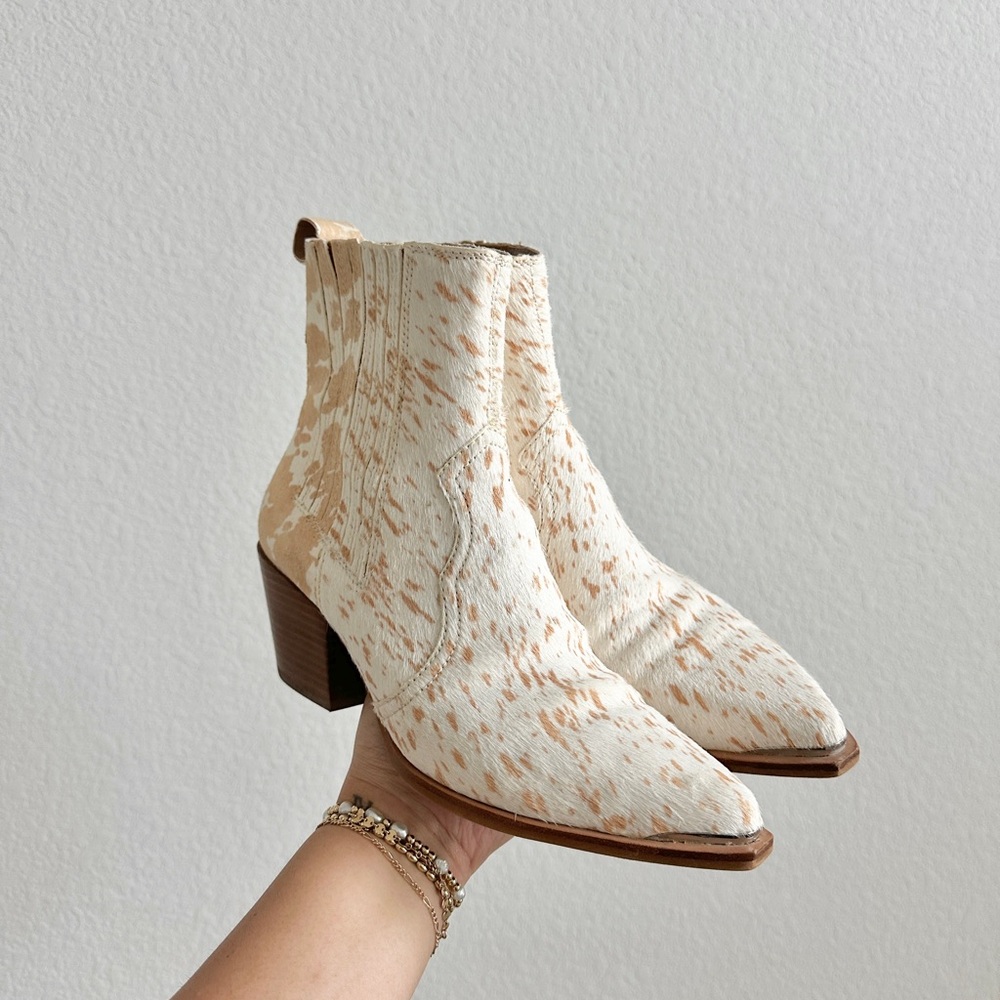 dolce vita serna genuine calf hair boots